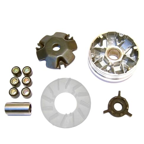 GY6 49cc 50cc سكوتر الدراجة مغير عدة الجبهة مخلب محرك البكرة مع الأوزان الدوارة متوافق مع 139QMB 139QMA SUNL قطع غيار الدراجات النارية السيارات in Kuwait