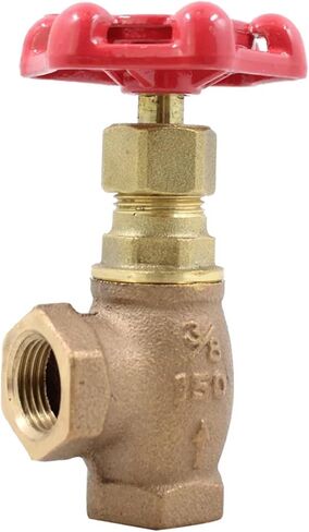 1Pcs Class 150 Cast Bronze Globe Valve Angle Valve(DN25) in Saudi Arabia