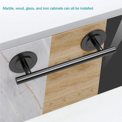 Zinc Alloy Glass Door Handle Commercial Tubular Barn Door Wooden Door Sliding Door Handle 9(250 * 160mm) in Saudi Arabia