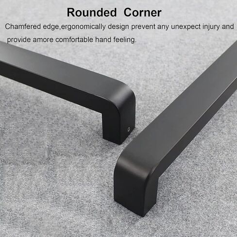 Modern Commercial Entryway Door Handle,Modern 304 Stainless Steel Door Handle Sliding Glass Barn/Shower Door Handle Interior Exterior Door Hardware Accessories -Black /50cm in Saudi Arabia