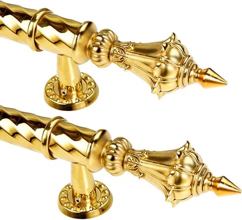 Door Pull Handle Door Handle Push Pulls European Style, Interior/Exterior Gold Door Knob, Hotel Apartment Shop Commercial Doors Grip, 60/80/120 cm Optional (Size : 120cm/47inch) in Saudi Arabia