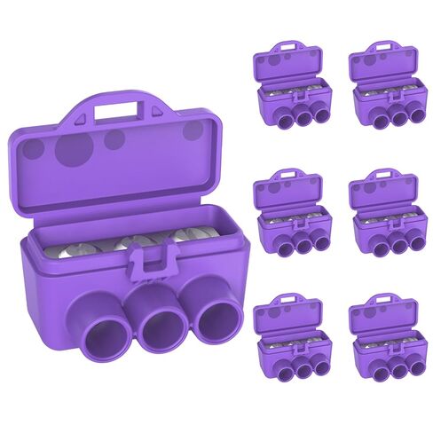 3-Port Aluminum-to-Copper Wire Connectors, 7 Pack Screw Terminal Electrical Wire Connectors, Pre-Filled with Oxide Inhibitor for Solid & Stranded Wires, Residential & Industrial Wiring in Saudi Arabia