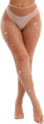 2-Pair Glitter Sheer Tights - Waist-High Party in Saudi Arabia