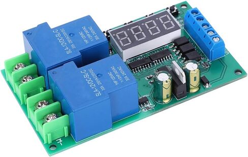 محرك متعدد الوظائف 30A12V، وحدة تحكم عكسية أمامية، مرحل تبديل حد تأخير إيقاف التشغيل، تيار الاستعداد 22 مللي أمبير، تيار العمل 109 مللي أمبير in Saudi Arabia
