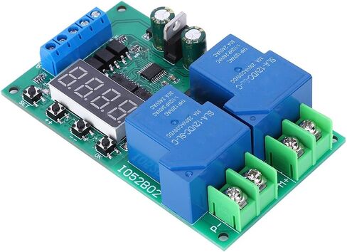 محرك متعدد الوظائف 30A12V، وحدة تحكم عكسية أمامية، مرحل تبديل حد تأخير إيقاف التشغيل، تيار الاستعداد 22 مللي أمبير، تيار العمل 109 مللي أمبير in Saudi Arabia
