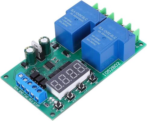 محرك متعدد الوظائف 30A12V، وحدة تحكم عكسية أمامية، مرحل تبديل حد تأخير إيقاف التشغيل، تيار الاستعداد 22 مللي أمبير، تيار العمل 109 مللي أمبير in Saudi Arabia
