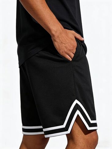 1PC Basketball Shorts for Men, Men's Quick Dry Lightweight Mesh Athletic Shorts in Saudi Arabia