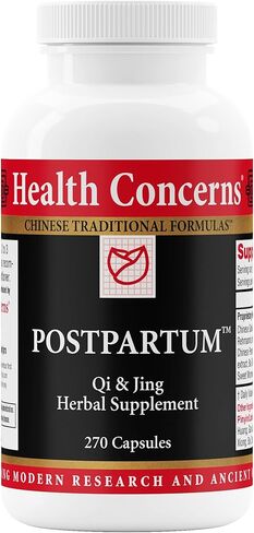 Health Concerns Postpartum – Recovery Support & Women's Hormonal Balance – Uterine Cleansing – Chinese Herbal Supplement for After Childbirth, Miscarriage or Surgery – 270 Capsules in Saudi Arabia