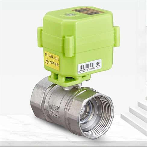 3/8 1/2 1 1-1/4 بوصة الفولاذ المقاوم للصدأ صمام Baall بمحرك AC220v DC9v-24v إشارة التحكم في المحرك 1 قطعة (1-1/4 "، DC9V-24V_XY-02K) in Kuwait