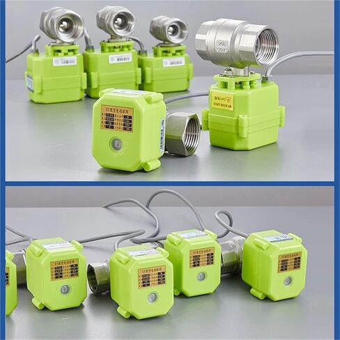 3/8 1/2 1 1-1/4 بوصة الفولاذ المقاوم للصدأ صمام Baall بمحرك AC220v DC9v-24v إشارة التحكم في المحرك 1 قطعة (1-1/4 "، DC9V-24V_XY-02K) in Kuwait