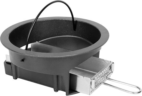 علبة رماد من الحديد الزهر شديدة التحمل من Vankey لشواية Kamado Joe Classic Joe المتوافقة مع درج الرماد الأصلي المنزلق للخارج، وشبكة النار وسلة النار، تصميم جيد التهوية لتعزيز تدفق الهواء وإزالة الرماد بسرعة in Kuwait