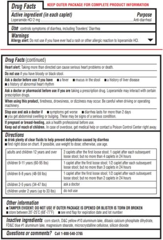 Loperamide 2mg Anti Diarrhea Pills – Generic Over-The-Counter Diarrhea Medication for Adults – Comparable to Loperamide 2mg 200 Caplets in Bottle – Value Pack: 24 Tablets per Box × 24 Boxes in Saudi Arabia