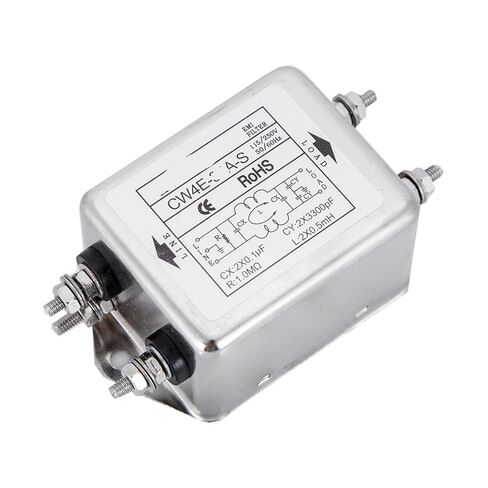 مرشح مصدر الطاقة عالي الطور 220 فولت على مرحلة واحدة CW4E-60A-S (001) مضاد للتدخل (CW4E -10A -S نوع الترباس) in Kuwait