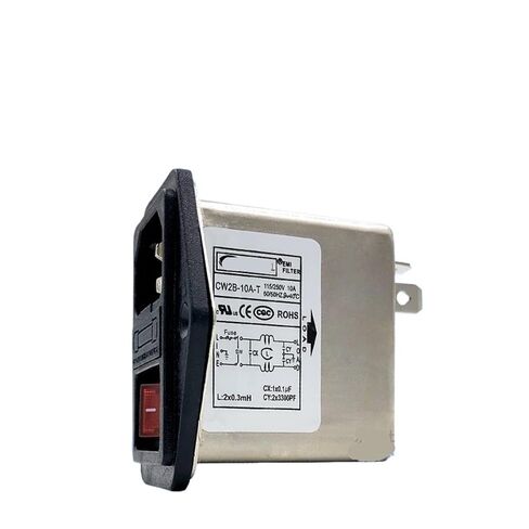 CW2B 3 6 10A مفتاح أمان مقبس مرشح الطاقة ثلاثة في واحد 220 فولت مرحلة واحدة AC T(CW2B -6A -T مفتاح أحمر مع ضوء) in Kuwait