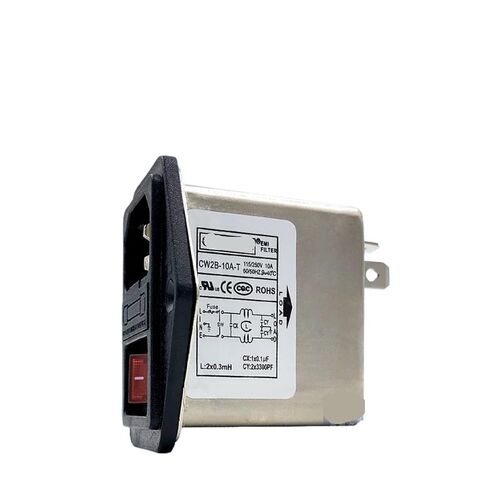 CW2B Three-in-one CW1D 3 6 10A Socket Power Filter purifies Interference T Single-Phase AC 220V(CW1C -10A -T AC 220V) in Saudi Arabia