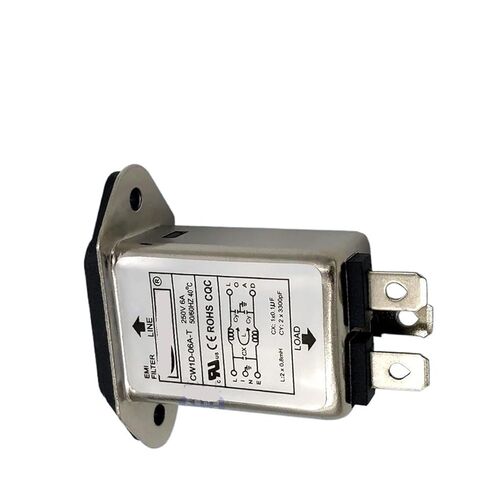 CW2B Three-in-one CW1D 3 6 10A Socket Power Filter purifies Interference T Single-Phase AC 220V(CW1C -10A -T AC 220V) in Saudi Arabia