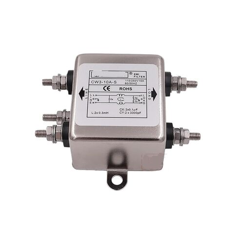 CW3 10 20A-S Common Mode servo Power Filter purifies AC 220V Single-Phase Anti-Drying(CW3-20A -T AC 220V 20A) in Saudi Arabia