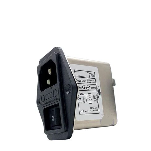 CW2B Three-in-one CW1D 3 6 10A Socket Power Filter purifies Interference T Single-Phase AC 220V(CW1C -10A -T AC 220V) in Saudi Arabia