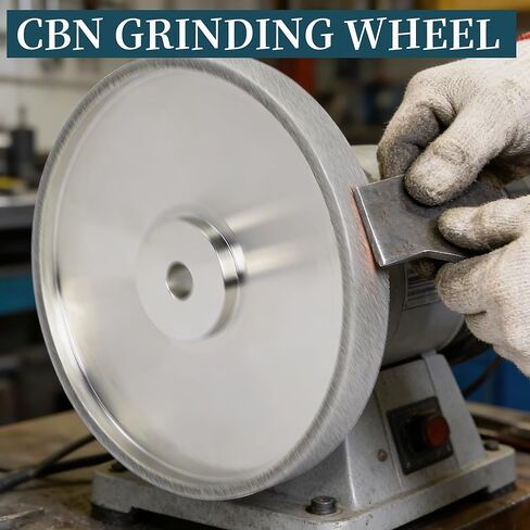 عجلة طحن CBN مقاس 8 بوصة 180 حبيبة، عرض 8 بوصة × 1 بوصة، شجرة 5/8 بوصة، عجلة طاحونة مقاعد البدلاء لشحذ HSS، أدوات تحويل الخشب، أدوات المخرطة والأزاميل، تناسب جميع مطاحن المقاعد مقاس 8 بوصة in Kuwait