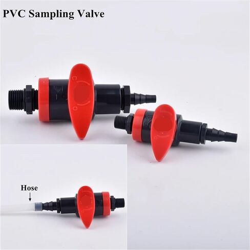 1Pc 1/4"~1/2" Male Thread to 8mm PVC Sampling Valve Pagoda Connector, Aquarium Fish Tank Fittings Garden Irrigation Hose Joint(1I2 Inch-8mm) in Saudi Arabia