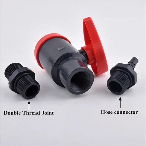 1Pc 1/4"~1/2" Male Thread to 8mm PVC Sampling Valve Pagoda Connector, Aquarium Fish Tank Fittings Garden Irrigation Hose Joint(1I2 Inch-8mm) in Saudi Arabia