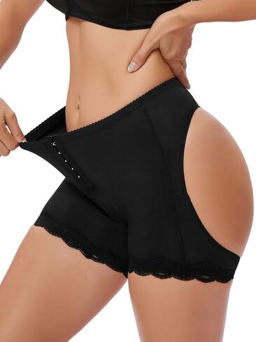 Butt Lifter Shapewear Boy Shorts, Adjustable Hip Enhancer Body Shaper Control Panties for Women in Saudi Arabia