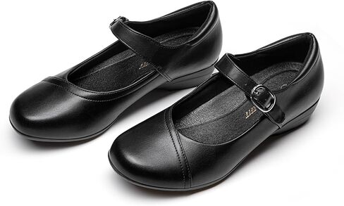 Athlefit Mary Jane Flats for Women Dressy Ballet Flats Shoes Comfortable Round Toe Buckle Work Flat Shoes in Saudi Arabia