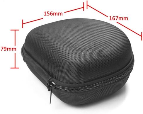 Zipper Zipper BLX Storage Pouch Case Bag for Shure BLX1 Bodypack Transmitter Black, Size 5.5"x5.9", Black in Saudi Arabia