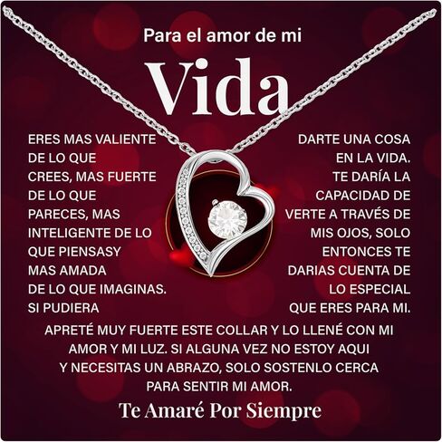 طوق Para El Amor De Mi Vida, Regalo Para Mi Esposa O Novia, To My Soulmate للنساء، Símbolo De Amor Eterno in Kuwait