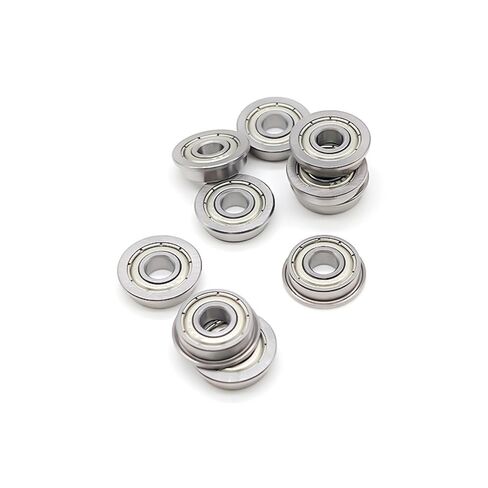 F695ZZ Flanged Ball Bearings 5x13x4mm Deep Groove Double Shielded 10Pcs in Saudi Arabia