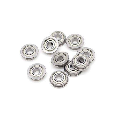 F695ZZ Flanged Ball Bearings 5x13x4mm Deep Groove Double Shielded 10Pcs in Saudi Arabia