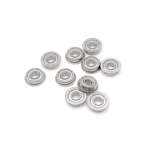 F695ZZ Flanged Ball Bearings 5x13x4mm Deep Groove Double Shielded 10Pcs in Saudi Arabia