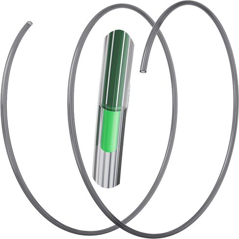FYSETC أنبوب خيوط PTFE مقاس 1.75 مم مطور: درجة حرارة طباعة سريعة 500 درجة فهرنهايت 157 بوصة تصميم مقطع عرضي على شكل زهرة 2.5 مم معرف × 4 مم OD لـ K2 Plus K1 Max K1C Ender 3 V3 Plus 5 Max ملحقات الطابعة in Saudi Arabia