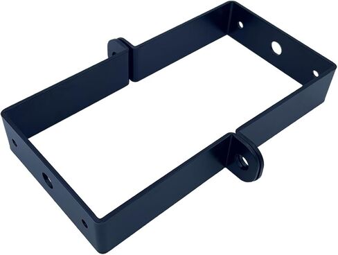6 PCS 3x3" Square Pipe Tube Strap Clamps,3 inch metal u shaped bracket, steel u clamp bracket for mounting,Powder Coated Black in Saudi Arabia