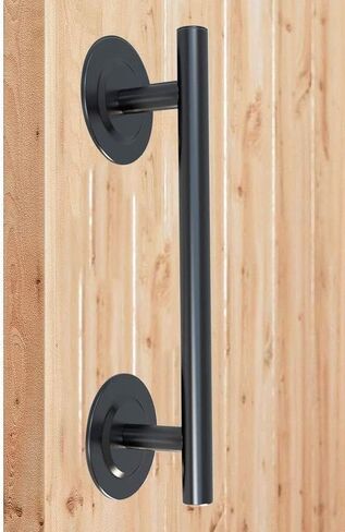 The Version Can Paste Glass Door Handles Commercial Zinc Alloy Tubular Barn Door Wooden Door Sliding Door Handle(200 * 128mm) in Saudi Arabia