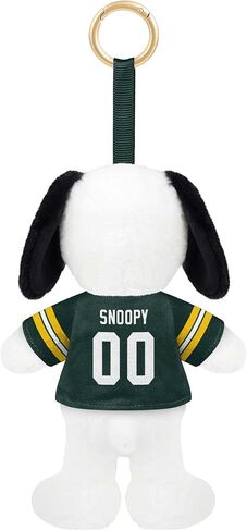 FOCO NCAA unisex-adult Nfl Team Logo Plush Snoopy Peanuts Bag Charm Keychain in Saudi Arabia