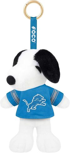 FOCO NCAA unisex-adult Nfl Team Logo Plush Snoopy Peanuts Bag Charm Keychain in Saudi Arabia