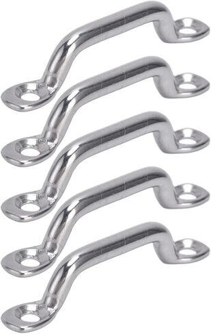 Boat Tie Down, Rust-Proof 316 Stainless Steel, Marine Deck Loop, Heavy-Duty 6mm Handle Width for Secure Boats, Kayaks, Canoes, Fishing Vessels, Rafts, Water Sports, Camping, Outdoo in Saudi Arabia