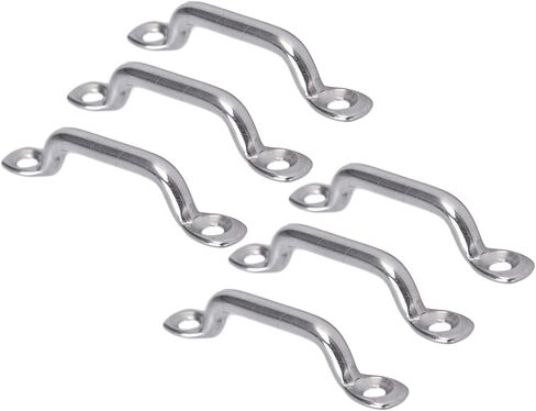 Boat Tie Down, Rust-Proof 316 Stainless Steel, Marine Deck Loop, Heavy-Duty 6mm Handle Width for Secure Boats, Kayaks, Canoes, Fishing Vessels, Rafts, Water Sports, Camping, Outdoo in Saudi Arabia