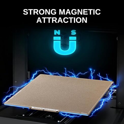 SainSmart x WonderMaker ZR Double Sided PEI Spring Steel 300×300mm Build Plate, Textured PEI Magnetic Flexible Heated Bed, High Flatness PEI Sheet, Accessories Replacement for WonderMaker 3D Printer in Saudi Arabia