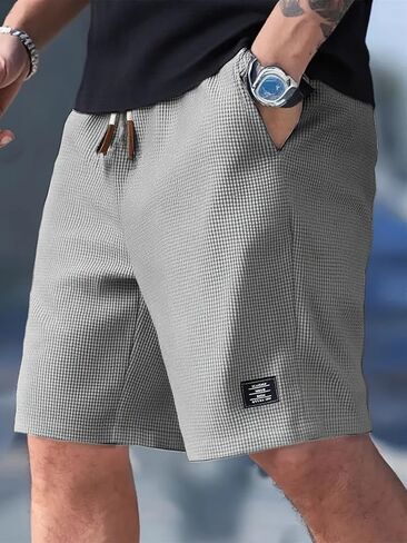 Men Casual Summer Shorts Outdoor Pull On Athletic Shorts for Daily Wear in Saudi Arabia
