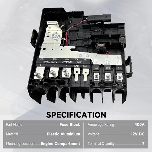 Battery Distribution Engine Compartment Fuse Block - Fit for 2019-2025 Chevy Silverado/GMC Sierra 1500/2500HD/3500HD - Replaces# 84646134, 84493556​ in Saudi Arabia