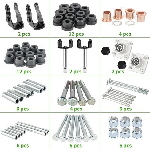 10L0L Deluxe Golf Cart Front and Rear End Repair Kits for Club Car Precedent 2004-up in Kuwait