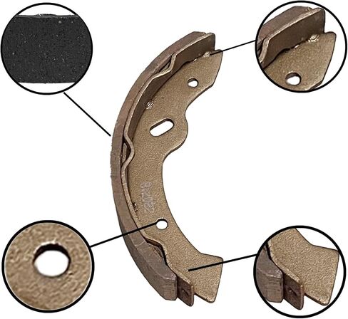 Golf Cart EZGO Brake Shoes Pads & Spring Kit Assembly Fit EZGo Medalist/TXT 1997 Up, Workhorse /ST350 1996 Up, Gas RXV 2008+ and Yamaha 1993-2006 G14 G16 G19-G22 Replaces #27943G01 70794G01 70795G01 in Saudi Arabia