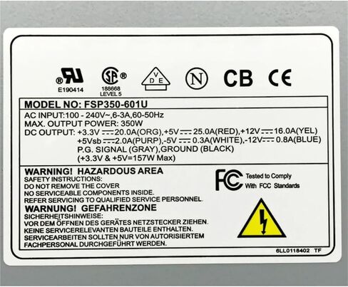 1 قطعة لإمدادات الطاقة للخادم FSP350-601U 350 واط in Kuwait