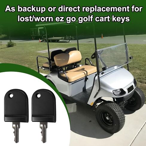 605637 605946 609680 مجموعة مفاتيح الإشعال تناسب موديلات عربة الجولف EZGO 2008-Up EZGO RXV 2 Pack in Kuwait