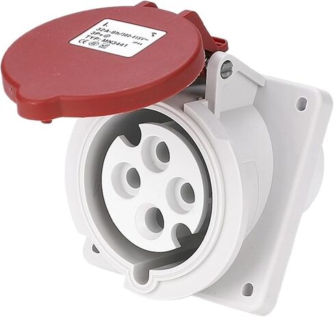 Industrial Socket 32A 4 Holes MN3441 4P+PE IP44 in Saudi Arabia