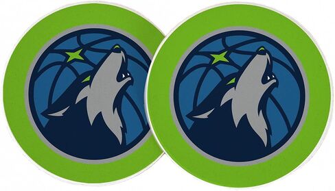 Desert Cactus Minnesota Timberwolves Car Accessories NBA Basketball League Absorbent Sandstone Cup Coasters Licensed Product Set of 2 (Car Coaster A) in Saudi Arabia