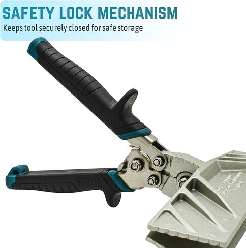9-Inch Zinc Alloy Hand Seamer Tool for Bending, Folding Aluminum, Vinyl Roof Flashing, Coil and Fascia, Heavy-Duty Construction in Saudi Arabia