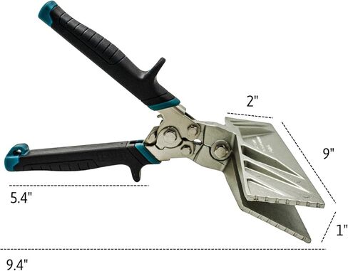 9-Inch Zinc Alloy Hand Seamer Tool for Bending, Folding Aluminum, Vinyl Roof Flashing, Coil and Fascia, Heavy-Duty Construction in Saudi Arabia